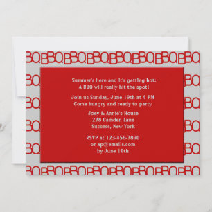 Convite de Churrasco