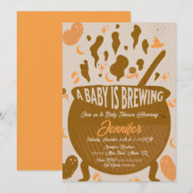 Convite de Churrasco de Baby Shower Retro Baby est