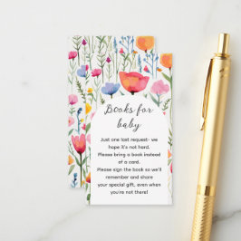 Convite de Churrasco de Bebê com Flores em Aquarel