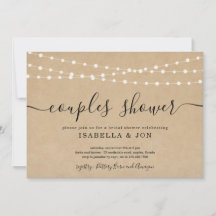 Convite de Churrasco de Casal Rústico