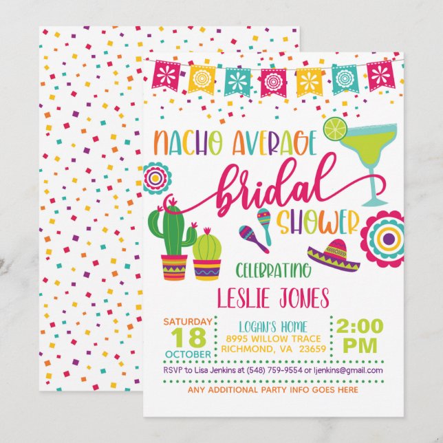 Convite de Churrasco de Despedida de Solteira - WH (Frente/Verso)