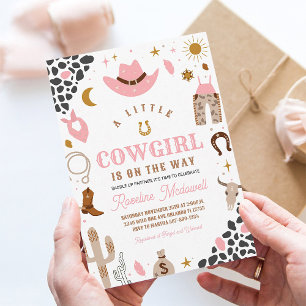 Convite de Churrasco de Rodeio de Cowgirl do Sudoe