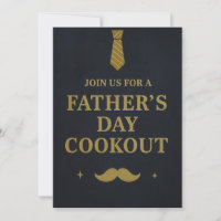 Convite de Churrasco do Dia dos Pais | Rustic Navy