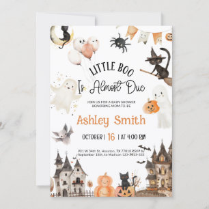 Convite de Chuvada de Bebê de Halloween