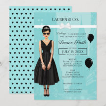 Convite de Chuveiro de Bebê Tiffany's Baby and Co