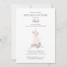 Convite de Chuveiro de Cozinha
