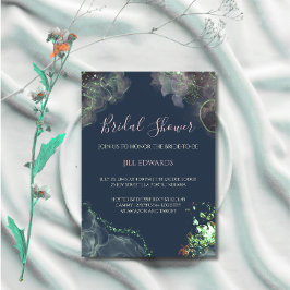 Convite de Chuveiro de Noiva Casamento Verde Esmer