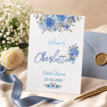 Convite de Chuveiro de Noiva Floral em Aquarela El