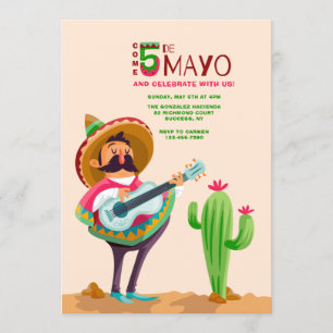 Convite de Cinco de Mayo