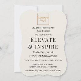 Convite de Colchete Elegante | Gala Corporativo &