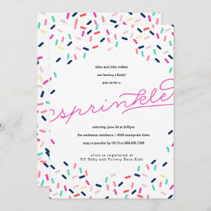 CONVITE DE CONFETTI DO BABY SPRINKLE