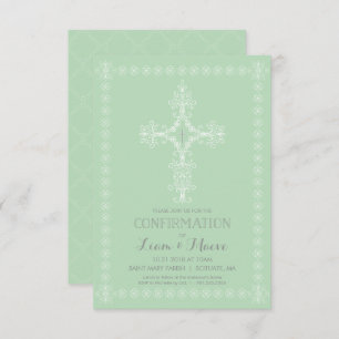 Convite de Confirmação, Convite para Menino ou Men