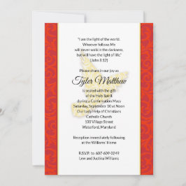 Convite de Confirmação de Florentine Dove