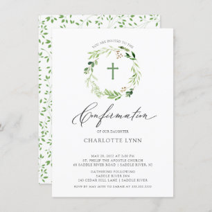 Convite de Confirmação de Folha Botânica