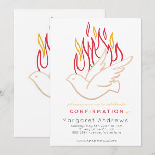 Convite de Confirmação de Porta de ouro