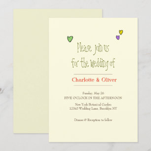 Convite de convite à convite para o casamento româ
