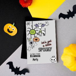Convite de convite personalizado do partido spooky