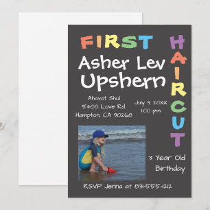 convite de convites para upsherin upshern