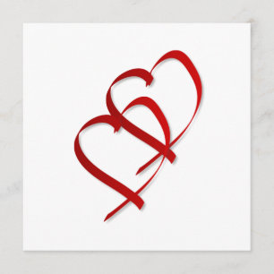 Convite de Coração Dupla