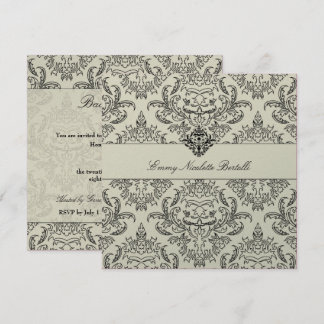 convite de creme do damasco de 311-Metallic Emmy