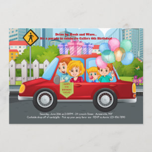 Convite de Deslocação de Unidade por Festa de aniv