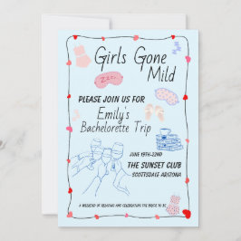 Convite de Despedida de Solteira Girls Gone Mild