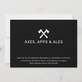 Convite de Despedida de Solteiro Ax