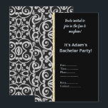 CONVITE DE DESPEDIDA DE SOLTEIRO COM PADRÃO CINZA<br><div class="desc">CONVITE DE DESPEDIDA DE SOLTEIRO MODERNO personalizável masculino personalizado</div>