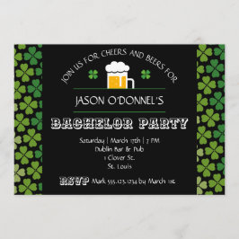 Convite de Despedida de Solteiro no Dia de São Pat