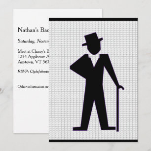 Convite de Despedida de Solteiro Personalizável do