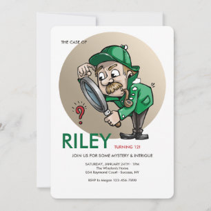 Convite de Detetive Sherlock