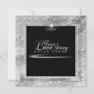 Convite de Diamante Black Tie
