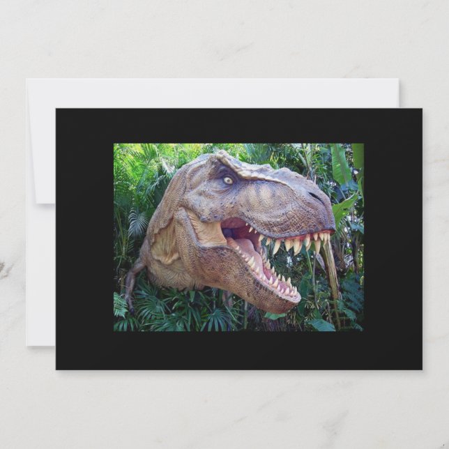 Convite de dinossauro (Frente)