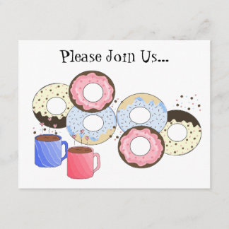 Convite de Donuts e Café