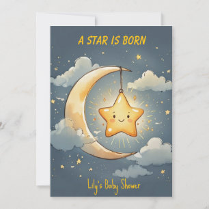 Convite de Download Digital de A Star is Born Baby