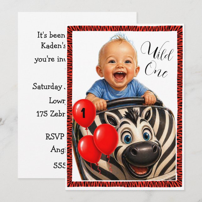 Convite de Download Digital Festa do Selvagem (Frente/Verso)