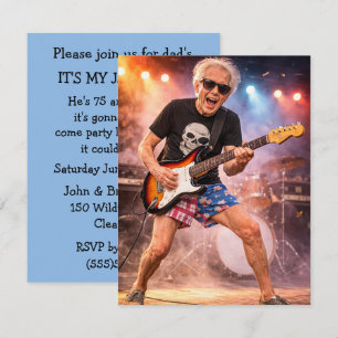 Convite de Download Digital para a Festa de Rock S