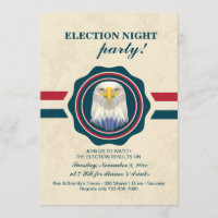 Convite de Eagle do dia de eleição