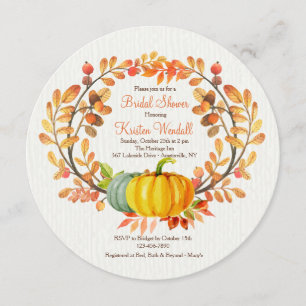 Convite de Elementos de outono