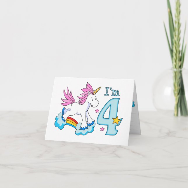 Convite de Enchimento de Aniversário do Unicorn Ra (Frente)