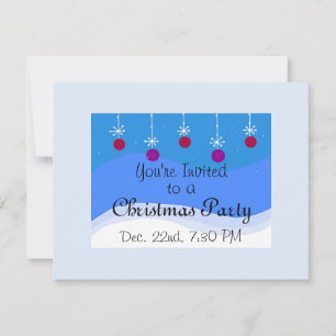Convite de Enfeite de Natal