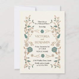 Convite de ensaio de biblioteca Vintage