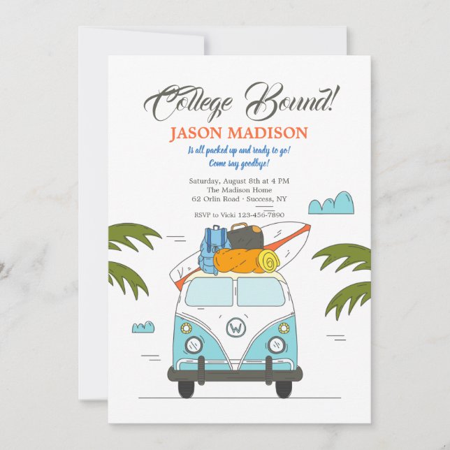 Convite de Envolvimento de Faculdade (Frente)