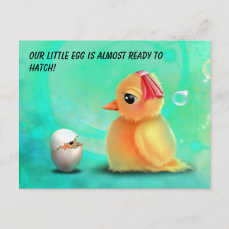 Convite de espera do chá de fraldas