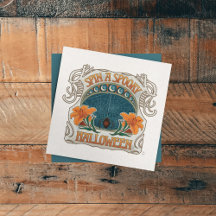 Convite de Estilo de Vintagem Gótico de Halloween 