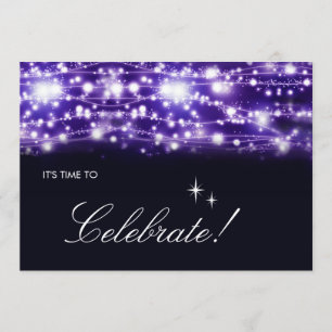 Convite de Estrelas Roupas Brilhantes