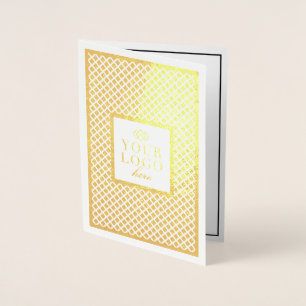 Convite de Evento Corporativo Dourado Personalizad