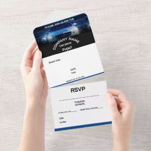 CONVITE DE EVENTO DA UNIDADE CAR personalizável