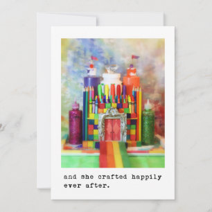 Convite de Evento de Artesanato do Castelo de Arte