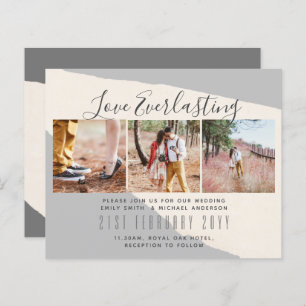 Convite de Everduradouro para evento de casamento